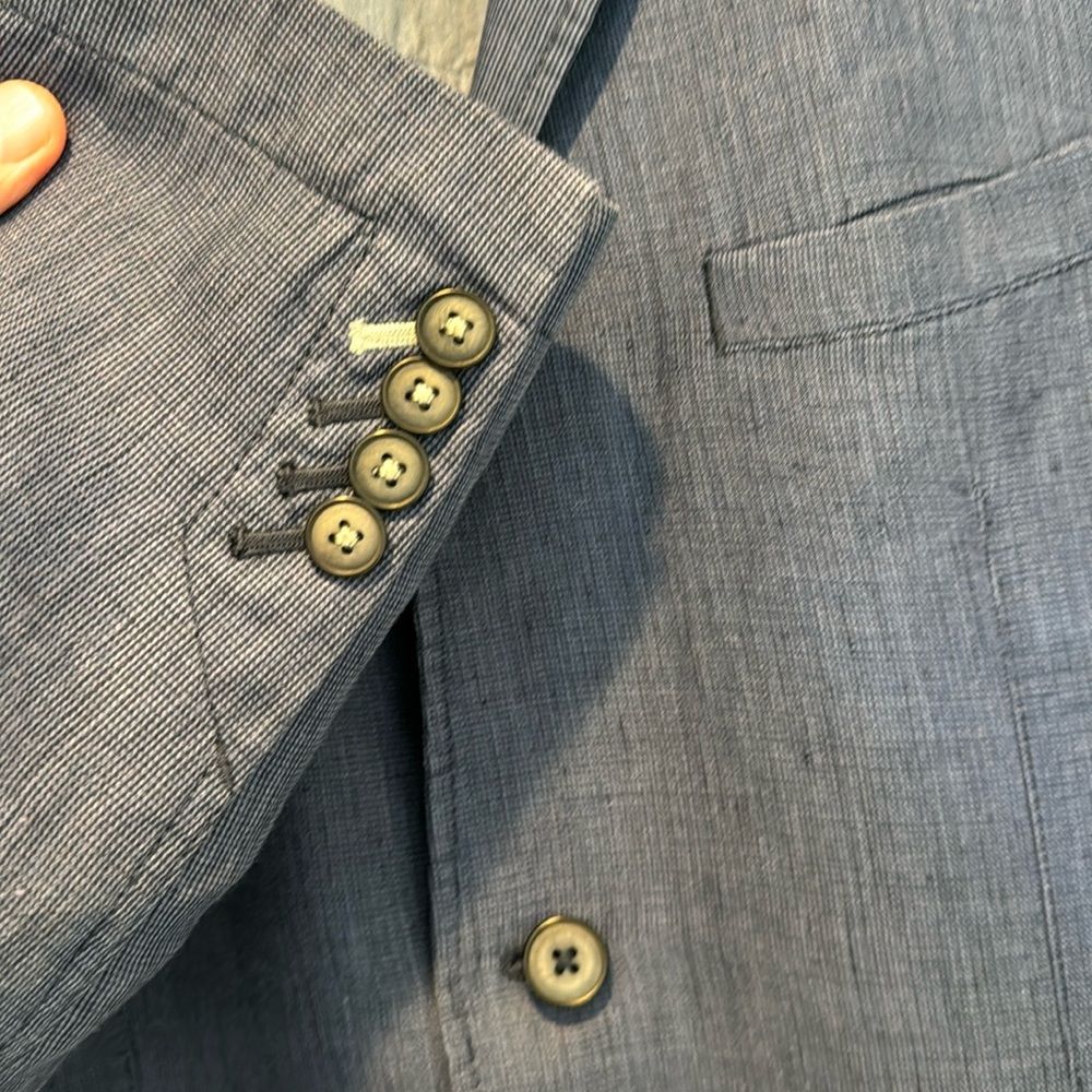 Boss by Hugo Boss - slim fit linen blazer - one flaw, please read description - Picture 3 of 12
